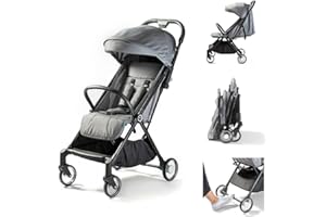 Urban Kanga Wallaby Silla de Paseo Ultra Compacta y Ligera pesa sólo 5 Kg 0-40 meses (Oxford Gris)