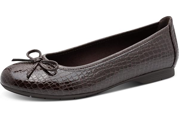 Jana dam Jana Damen Ballerinas Mit Schleife VeganBalettskorr