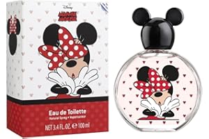 AIRVAL Disney Minnie Mouse Eau de Toilette Natural Perfume Spray, Vegan and Dermatologically tested EDT Spray for Kids, 100ml