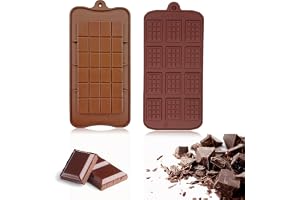2 st chokladformar i silikon, separerad mat mininivå non-stick chokladkakform, silikonformar för choklad och proteingodis, ba