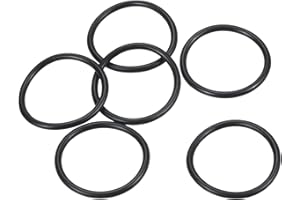 PATIKIL 20 Stück Dichtungsringe O-Ringe Gummidichtung 28mm AD 24mm ID 2mm Dicke Nitrilgummi Unterlegscheibe Dichtungssatz Gummischeiben für Auto Klimaanlage Wasserhahn Rohr Schwarz