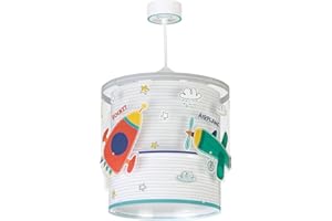 Dalber Lustre Chambre Lampe Suspension Enfant Baby Travel Voitures Avions, 61682, E27