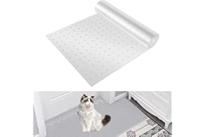 Gatphy Carpet Protector for Pets, 38x110cm Cat Scratch Protectors Anti-Scratch Under Door Cat Scratch Carpet Easy to Cut Rug Protector Mat Non Slip PVC Floor Stopper