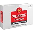 PIDILITE M-Seal Sanitary White Putty for Plumbing, Auto Work - Pack of 5 (200 g Each)