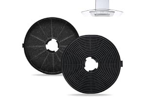 2 PCS 135 * 18mm Carbon Charcoal Vent Filter, Carbon Filter for Cooker Hoods,Extractor Cooker Hood,Extractor Fan,Recirculating Carbon Filters Replacement