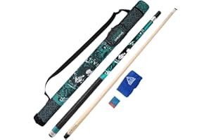 CUESOUL Gorgeous Bâton de Queue de Billard 58 Pouces 19 oz, Pointe 13 mm
