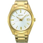 Seiko SUR314P Time Saat Garantili Safir &Ccedil;izilmez Cam 10 Atm Su Ge&ccedil;irmezlik Altın Renk Erkek Kol Saati