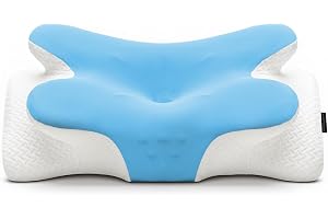 COSYLAND Nackkudde kudde av minnesskum, ortopedisk och ergonomisk kudde, nackstödskudde som sovkudde för personer på sida, rygg och mage, 1-pack