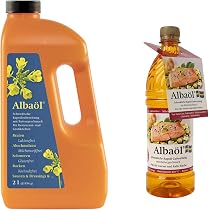 Huile De Colza ALBAÖL BIO - Goût Beurre - Bidon 2L - Cuisson 180°C - Végétalien - Certifié KRAV