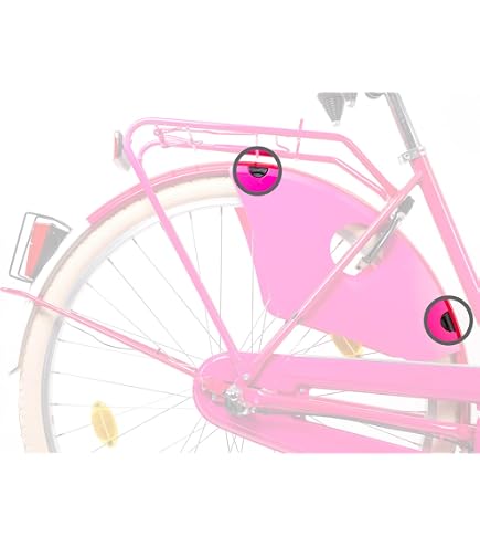 rockschutz fahrrad 28 zoll Classic Cycle Kleidernetz Gummi, blau weiß, 26-28 Sport & Freizeit Wähle dein Motiv:Maus Cube E-Bike Trekking für Pink