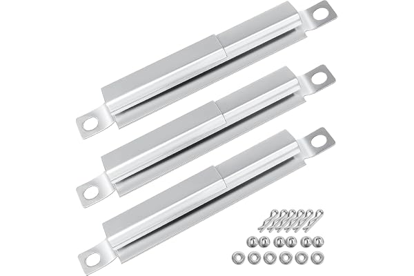 GFTIME Croisé Tube 12,7 à 24,13CM Tube réglable pour Nexgrill 720-0830h, Char-Broil 463241113, 463449914, Kit de brûleur acier inoxydable Pièce de rechange pour barbecue à gaz pour la plupart des gril