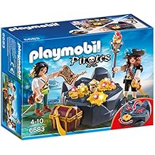 Playmobil - Escondite del tesoro con piratas (66830)