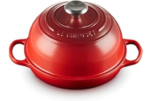 Le Creuset Cocotte per pane in ghisa vetrificata, 24 cm, Ciliegia, 21301240600430