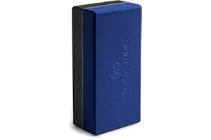 Yoga Studio - Mattone da yoga in EVA, 22 cm x 11 cm x 7 cm, con bordi smussati, schiuma non tossica, assorbe gli urti