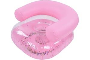 BROLEO Sdfafrreg Kids Swim Chair, Load Bearing 80kg Environmentally Friendly PVC Inflatable Sofa For Indoor And Outdoor 3-10 Years, Pink, SdfafrregA8pWpHsw