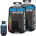 Liameph 2 PCS Gas Bottle Level Indicator,Gas Level Indicator for Gas Bottles,Magnetic Gas Level Indicator,Accurate Practical Gas Bottle Level Indicator,for Butane,Propane,Lpg Fuel Tanks