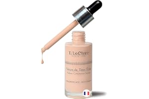 T. LECLERC PARIS 1881 T. LeClerc Sérum Teinté Éclat Anti-Âge 30 ml – N°4 Nude - Fluide à l’Acide Hyaluronique – Double action : fond de teint léger + anti âge - Effet Seconde Peau – Teint Lumineux & Unifié