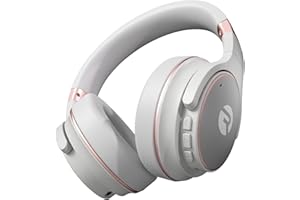 Raycon Everyday Kabellose Bluetooth Over Ear Kopfhörer, mit aktiver Geräuschunterdrückung, Awareness-Modus und eingebautem Mikrofon, IPX 4 (Roségold)