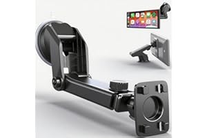 Flexibel Armaturenbrett Halterung für Wirelss Apple Carplay Bildschirm , Saugnapf Halterung für Car Play Tragbares Autoradio, Windschutzscheibe Halterun für Tragbares Autoradio Navigationsgeräte