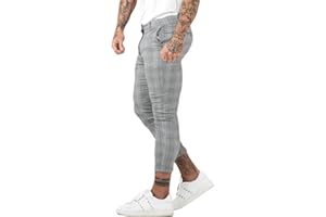GINGTTO Pantalones Vaqueros Cortos para Hombre Slim Fit Moda Elástico de Ajuste con Bolsillos Men Denim Shorts Casuales