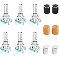 Youmile 6PCS EC11 Rotary Encoder Code Switch 5Pins 20mm Digital Potentiometer Push Button Switch for Arduino with 6PCS Knob Cap