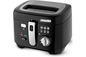 Adler MS 4908 Mesko Frytkownica, 1800 W, 2,5 L, Czarny/Srebrny