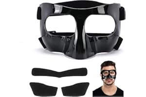 STFALI Nasenmaske Fussball, Nasenschutz Gesichtsschutz für Gebrochene Nase, Volleyball Nasenschutz, Verstellbarer Gesichtsschutz mit Polsterung, für Unisex Erwachsene