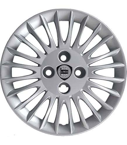 Kit di 4 copricerchi adattabili - per LANCIA YPSILON modello 2016 - diametro 15 - non originali