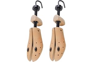 LINONI Shoe Stretcher Shoe Stretcher for Men and Women Adjustable Length and Width Shoe Stretcher, Natural