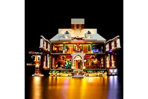 LocoLee Zestaw świateł LED kompatybilny z Lego Home Alone, dekoracyjny zestaw oświetlenia LED, kompatybilny z Lego 21330, ekskluzywny zestaw świateł kolekcjonerskich, tylko zestaw świateł, nie jest to