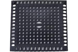 ALPPIHYM 125 * 125 * 5mm Filtro Scarico Doccia e Lavello Acciaio Quadrato - Protezione Perfetta per il Lavello del Bagno e il Sistema di Scarico della Doccia!