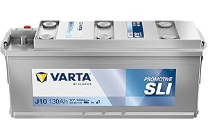 Varta Promotive Black J10 Batterie Poids Lourds, Travaux Publics, Agricoles, 12 V 135Ah 1000 Amps (En)