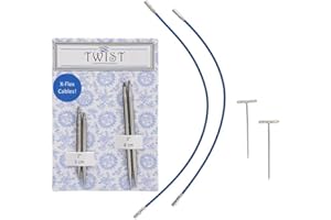 Paquete combinado de encaje corto TWIST de ChiaoGoo, 5+8 cm, 3,75 mm, 1 unidad