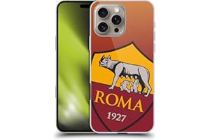 Head Case Designs Licenza Ufficiale AS Roma Gradiente Grafica Crest Custodia Cover Dura per Parte Posteriore Compatibile con Apple iPhone 16 PRO Max