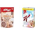 Kellogg's Crunchy Granola Chocolate &Almonds, Multigrain Flakes,450g + Original Special K, Low Fat, High in BGroup Vitamins, Source of Protein &Fibre, Naturally Cholesterol Free,900g Breakfast Cereals
