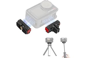 LHPHEIX OSMO 360/Action 5 Pro/4/3/2 Quick Release Mount Adapter,Dual Interface Foldable Magnetic Mount for DJI OSMO 360,Action 5 Pro,4,3,2 Accessories for Mini Tripod, Car Mount, Neck Mount, etc.