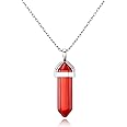 Philip Jones Carnelian Genuine Gemstone Necklace