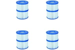 BESTWAY Lot de 2 filtres cartouches VI pour Spa Lay-z-Miami, Vegas, Monaco (4 lots de 2)