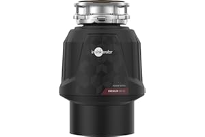 Insinkerator Premium 550 EC - Tritatutto per rifiuti da cucina con motore a induzione da 0,5 CV e interruttore dell'aria
