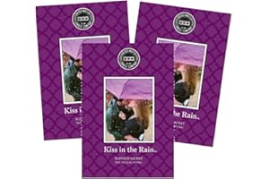 BRIDGEWATER CANDLE BRIDGEWATER -3 pack of Kiss in the Rain- Scented Sachet Bag, Drawer Fragrance, Wardrobe Air Room Freshener for Living Room Bedroom Bathroom or Car - Notes of: Black Currant, Raspberry, Rose