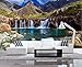 Produktbild Yosot Schöne Landschaft Non Woven Tapeten See Wasserfall Fototapete 3D-Hintergrund Wand Dekoration Malerei Für Wohnzimmer-200Cmx140Cm