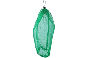 shpuuyy Sac Filet de Pêche | Sac Filet à Jeunes Poissons à Cordon Coulissant | Accessoire de Pêche Grande Capacité Portable pour Usage Quotidien et Activités Extérieures