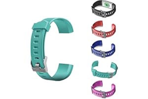 AGZHU Replacement Straps Bands, Adjustable Straps, Colorful Watchband Accessory Replacement Straps Fitness Tracker for ID115Plus HR Smart Watch