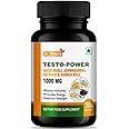 Vitasta TESTO-POWER | SAFED MUSLI, ASHWAGANDHA, SATAVARI & KAUNCH BEEJ | 1000 MG | Boosts Immunity | Provides Energy | Improve Strength | DIETARY FOOD SUPPLEMENT | (30 Capsules)