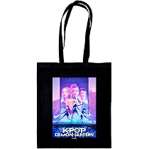 Borsa Shopper In Cotone Stampato A Tema Demon – 35x40 Cm, Tracolla, Regalo Per Appassionati Di Anime E Collezionisti