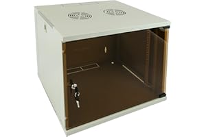 RACKMATIC.COM RackMatic - Armario Rack 19" Mural de 9U Blanco SOHOrack 540x450x448 mm