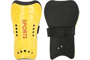 PONGNAS Piłka nożna dla dzieci, ochraniacz na golenie dla dzieci, ochrona piszczeli dla dzieci, ochrona piszczeli, sportowy ochraniacz bezpieczeństwa, regulowany pasek