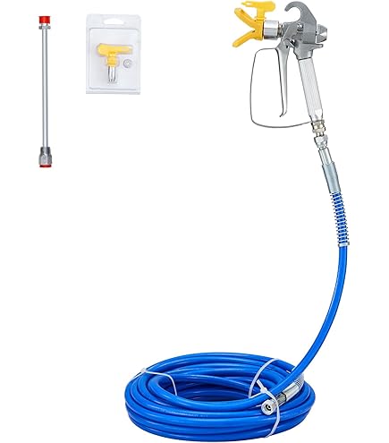 8pcs Airless Paint Sprayer Tip Extension Pole Rod Set For