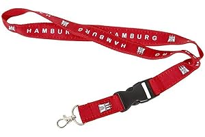 City Souvenir Shop Schlüsselband Hamburg Wappen, rot