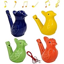 Lot De 5 Sifflets à Oiseaux, Sifflet Sûr, Sifflet D'oiseau, Sifflet D